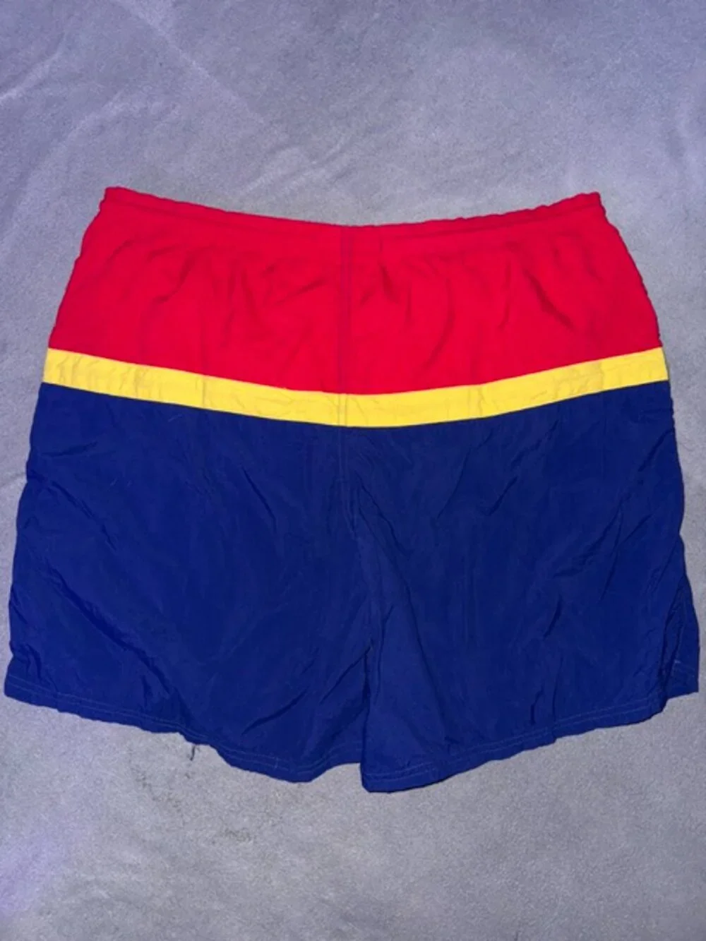 Brooks Brothers Mens Swim Trunks Medium Colorblock Mesh Lined Shorts